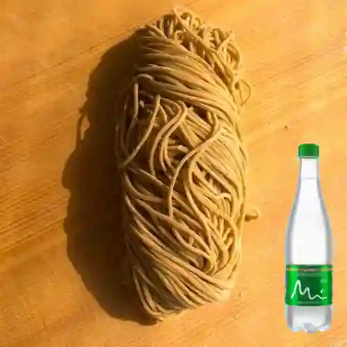 Combo Pasta Artesanal Ⓥ + Agua Manantial C/Gas 600ml