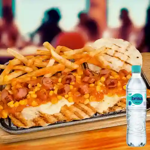 Combo Pechuga Ranchera + Brisa Sin Gas 600ML