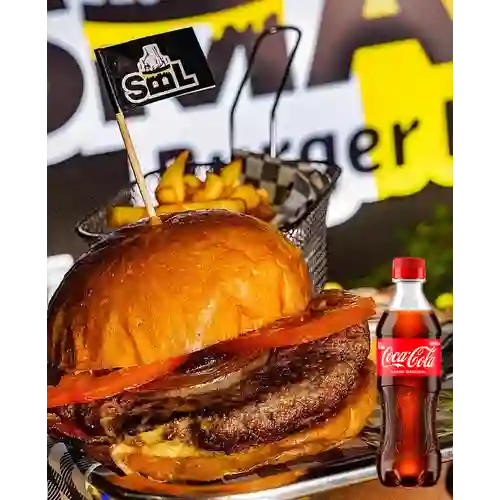 Combo Lunch Lab Sencilla + Coca Cola Original 400 ml