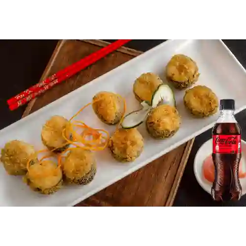 Combo Panko Sake Roll + Coca Cola Sin Azúcar 400 ml