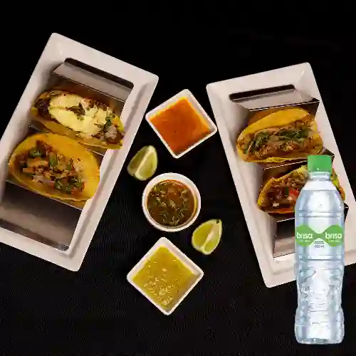Combo Egos Taquiza + Agua Brisa con Gas