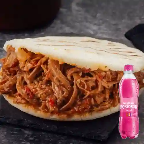 Combo Arepa Del Rancho + Postobón Manzana 250Ml