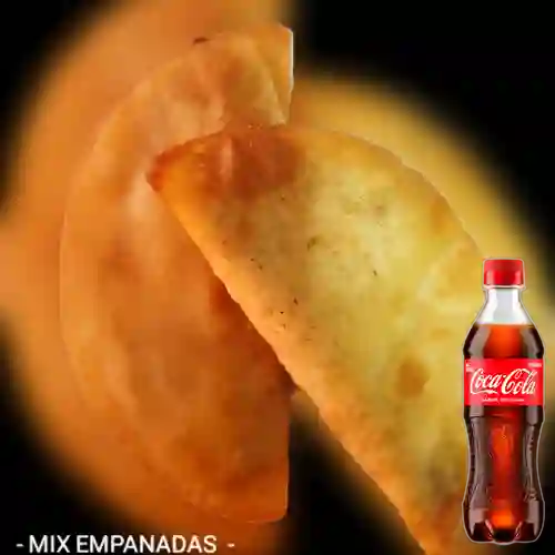 Combo Empanada de Pollo c/ Queso +Cocacola Orig 400ml