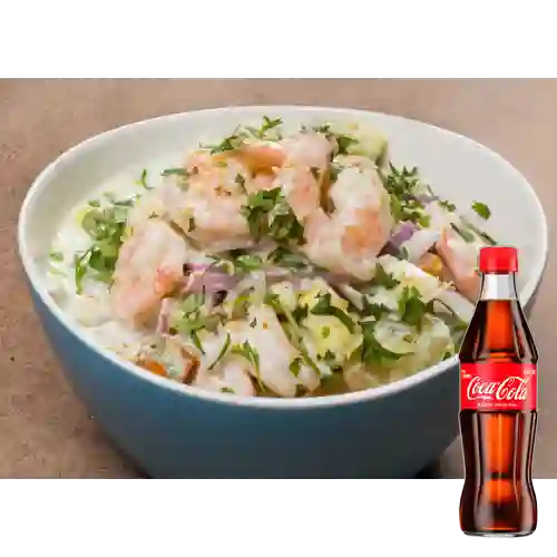 Combo Ceviche Natural + Coca Cola Original 300ML