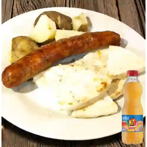 Combo Chorizo Santa Rosano + Hit Mango 500 ml