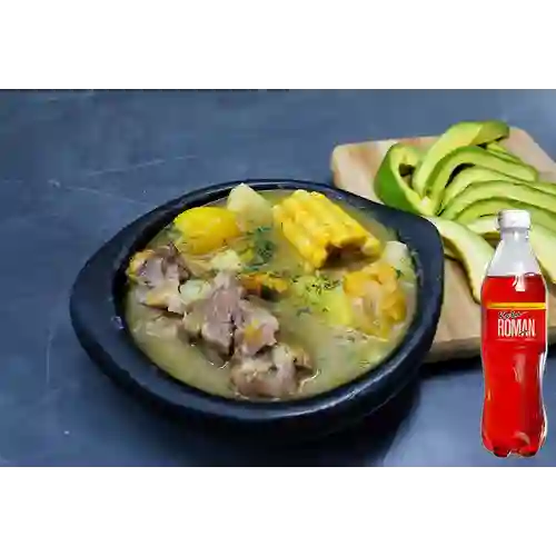 Combo Sancocho de Pescado + Kola Roman 400 ml