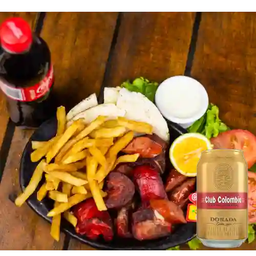 Combo Picada Personal + Club col. Dorada Lta 330ml