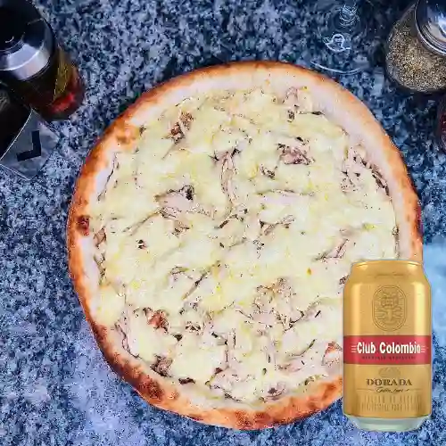 Combo Pollo Champiñones + Club col. Dorada Lta 330ml