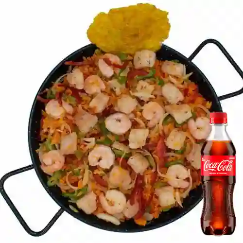 Combo Paella Peruana + Coca Cola Original 400 ml