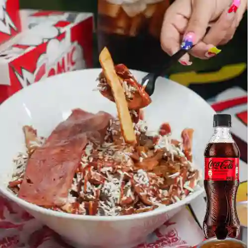 Combo Avengers Fries + Coca Cola Sin Azúcar 400 ml