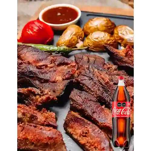 Costillas de Cerdo X12 Piezas +Cocacola Org 1.5l