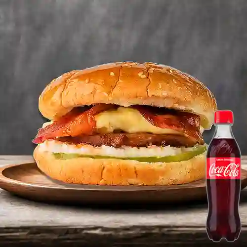 Combo Hamburguesa Especial +Cocacola Orig 400ml