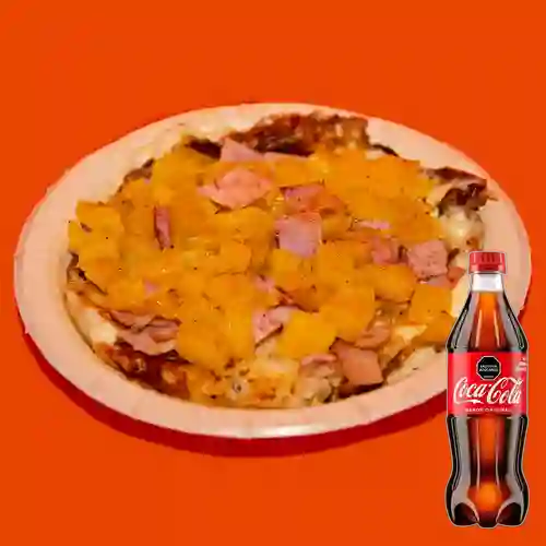 Combo Arepa de Queso Hawaiana + Coca Cola