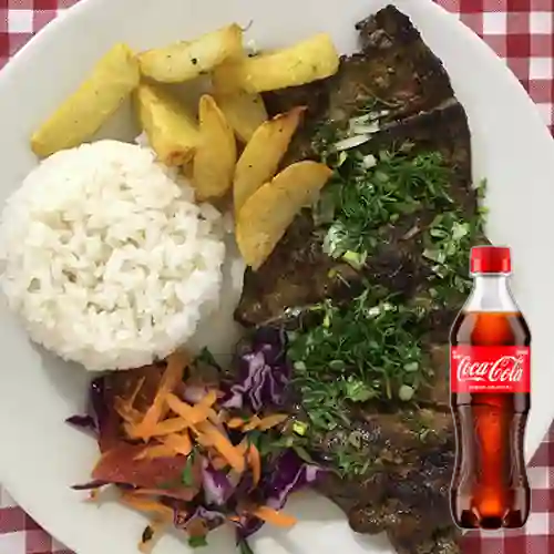 Combo Hígado a la Plancha + Coca Cola Original 400 ml
