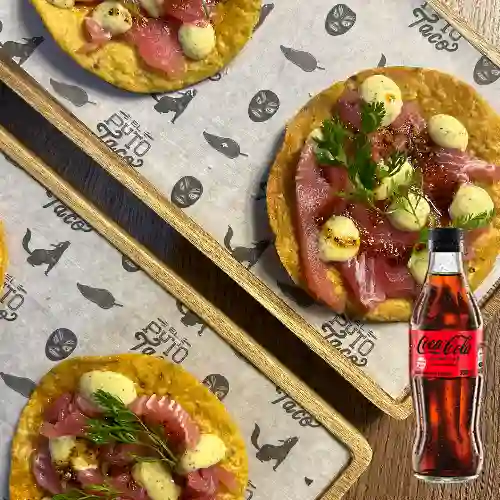 Combo Tostada de Atún + Coca-cola Sin Azúcar 300ml
