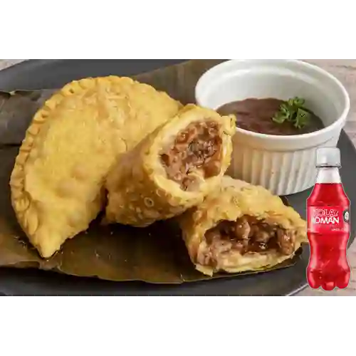Combo Empanada D' Costillas BBQ +Kola Román Orig 250ML
