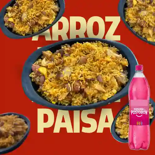 Combo Arroz Paisa Dúo + Manzana 1,5l