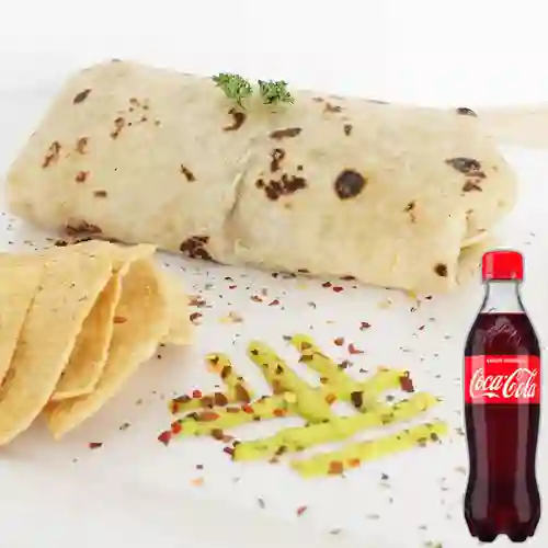 Combo Burro Mixto 3 Carnes +Cocacola Orig 400ml