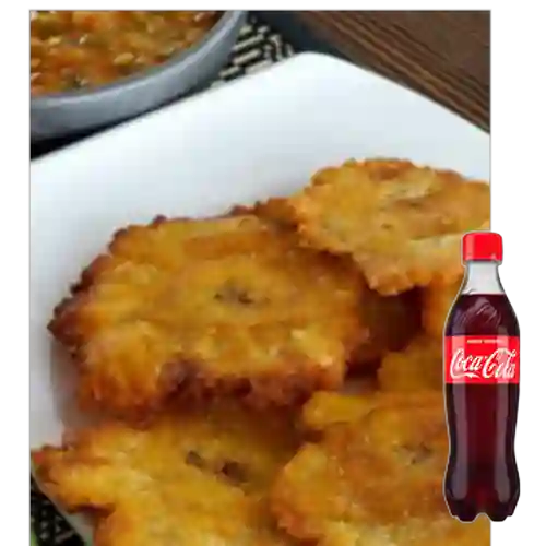 Combo Patacones c/ Hogao +cocacola Orig 500ml