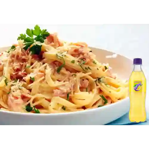 Combo Pasta Carbonara + Quatro 350 ml