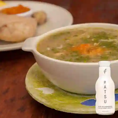 Sancocho Pollo Criollo +Hatsu Blanco Mangostino 400ml