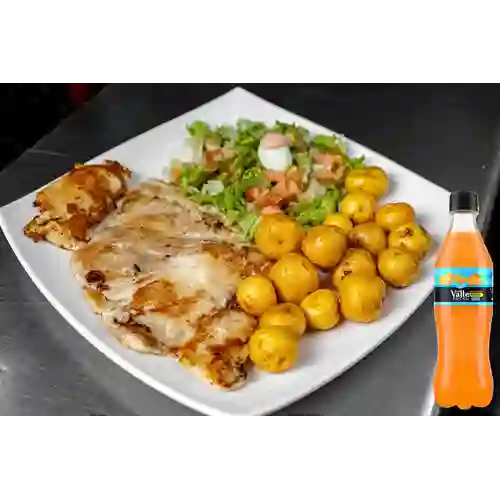 Combo Pechuga a la Plancha +Del Valle Mandarina 400ml