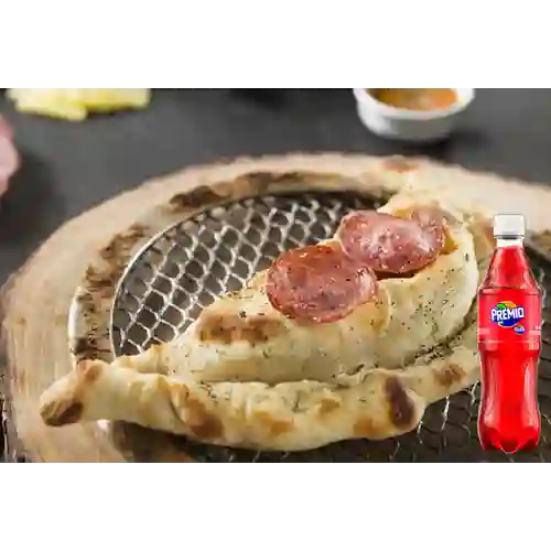 Combo Calzone de Carnes + Premio 400 ml