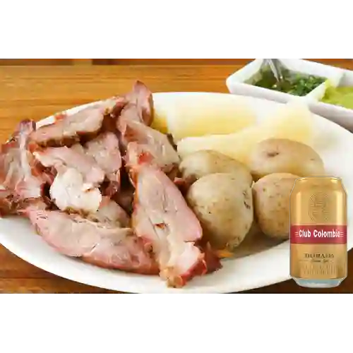 Combo Carne Llanera Porción Grande + Club Col. Dorada Lata 330ml