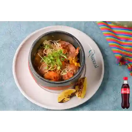 Combo Esquite de Chicharrón +Cocacola Orig 400ml