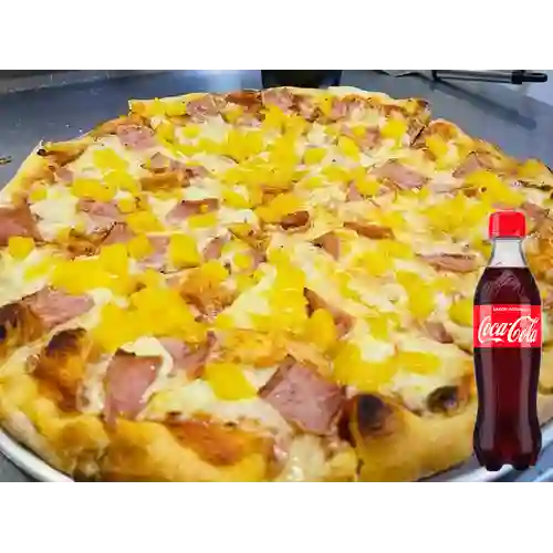 Combo Pizza Hawaiana + Coca-Cola 400 ML