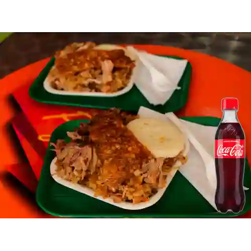 Combo Dos Lechonas 250 gr +Cocacola Orig 400ml