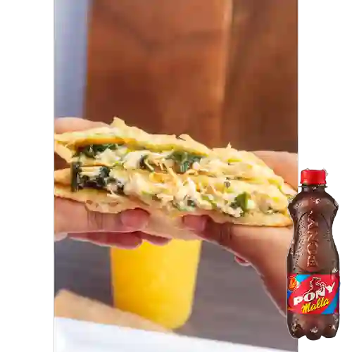 Combo Pasteles Trifasicos + Pony Malta 350 ml