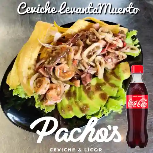Combo Ceviche Levantamuerto + Cocacola