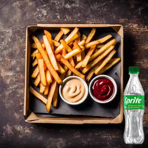 Combo Papas Francesa 150 gr + Sprite Original 400ml