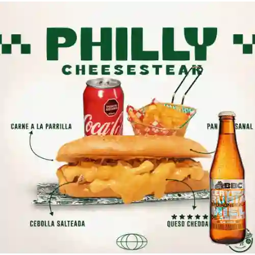 Combo Don Philly Cheesesteak + BBC Cajicá Miel 330 ml