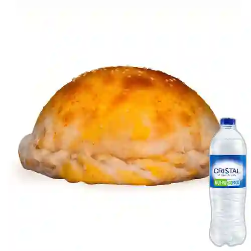 Combo Panzerotti Hawaiano + Cristal Sin Gas 600 ml