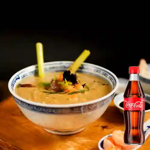 Combo Curry Rojo + Coca Cola Original 300ML
