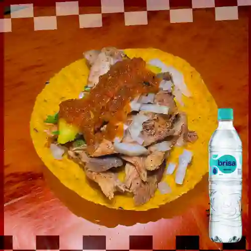 Combo Orden Al Pastor + Brisa Sin Gas 600ML