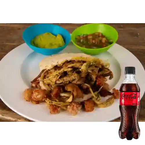 Combo Doble Pipo + Coca Cola Sin Azúcar 400 ml