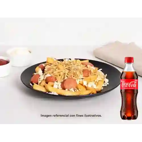 Combo ¡Salchipapa Especial! + Cocacola Orig 400ml