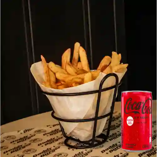Combo Classic Fries + Coca Cola Sin Azúcar 235ML