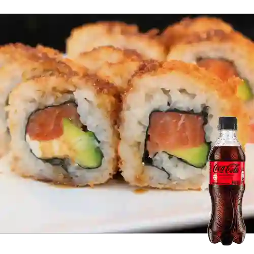 Combo Sushi Salmón + Coca-Cola Sin Azúcar 400 ml