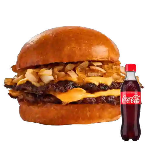 Combo Smash Doble + Coca-Cola Sabor Original 400 ml