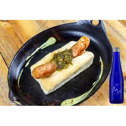 Combo Hot Dog Suesca + Manatial Sin Gas 300ML
