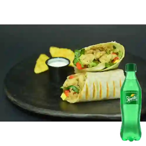 Combo Maxi Wraps Pollo (350 Gr) + Sprite 400 ml