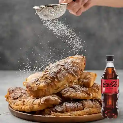 Combo Croissant de Almendras +Cocacola S/az 600ML
