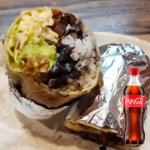 Combo Burrito (De 1 Carne) + Coca Cola Original 400 ml