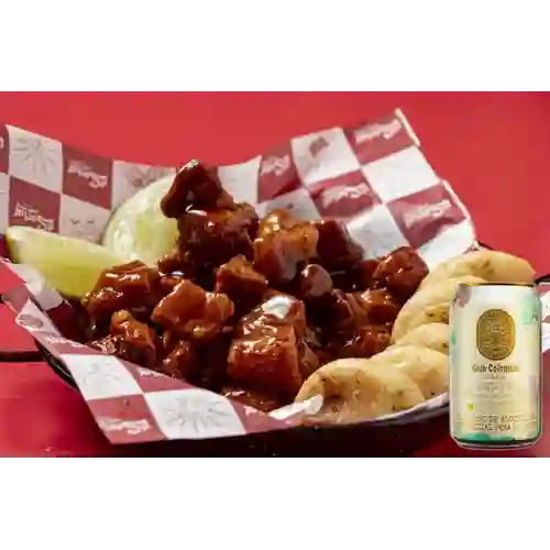 Combo Chicharrón Pinchao + Club Colombia Dorada 330ml