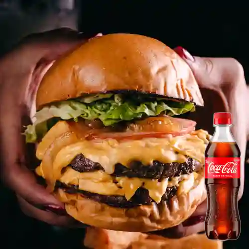 Combo Doble Azul + Coca Cola Original 400 ml
