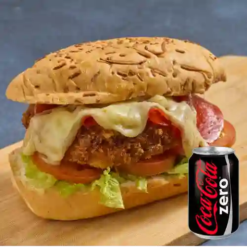 Combo Sándwich Kairos + Coca Cola Zero 235 ml